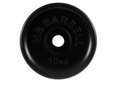 Диск олимпийский d51мм евро-классик MB Barbell MB-PltBE-10 10 кг черный