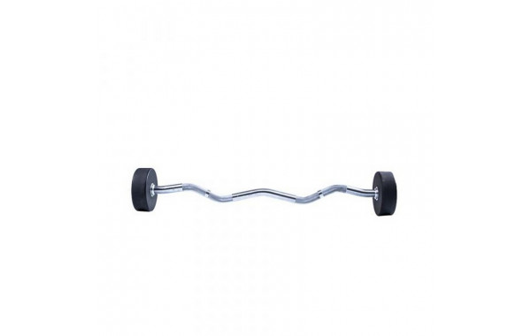 Фиксированная кривая штанга Live Pro Ez Curl Urethane Barbells LP8011-20 20кг 600_380