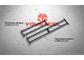 Перекладина двойная YouSteel длина 1050мм, D32/32мм