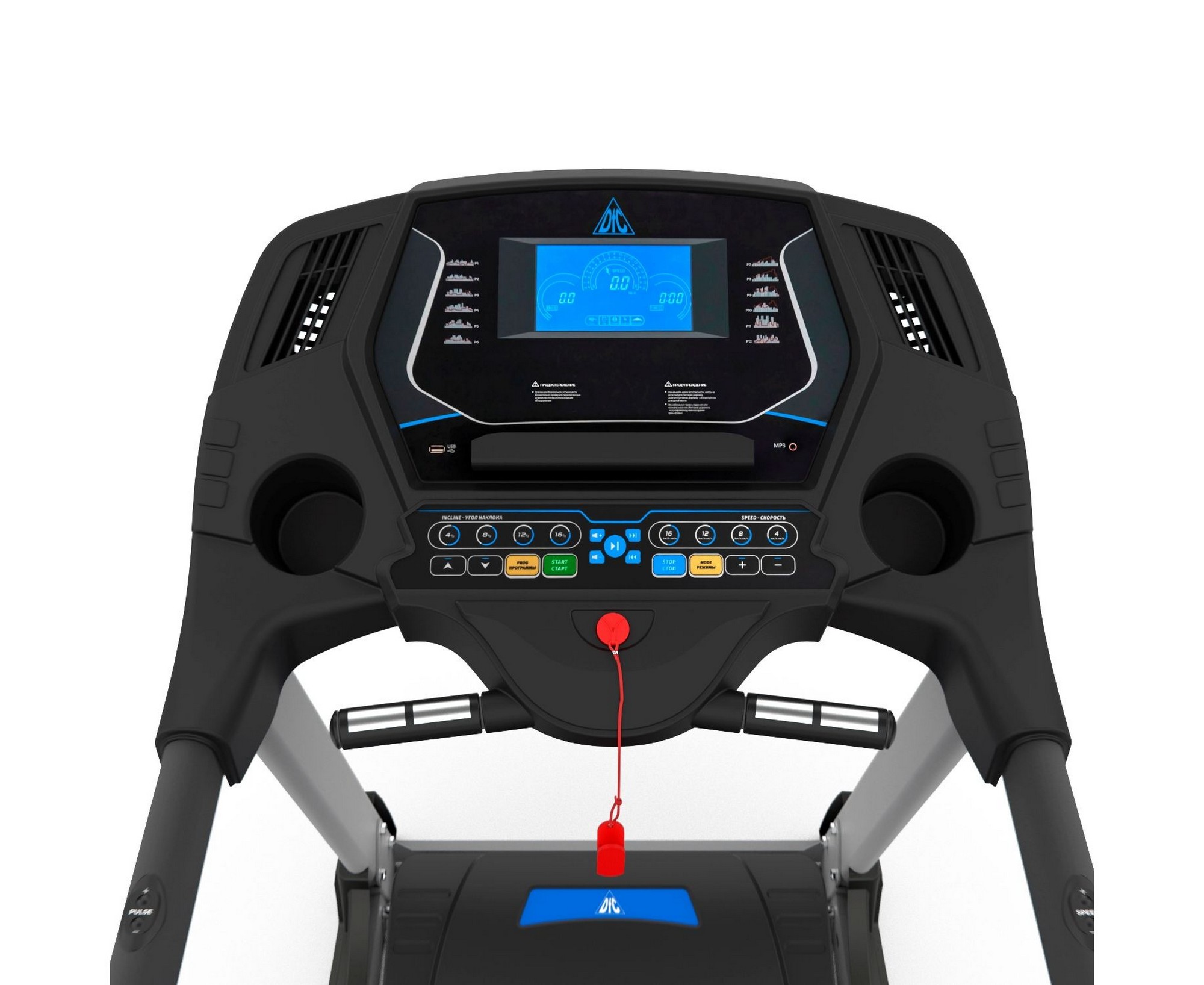 Беговая дорожка DFC Sintra T760B Blue 2000_1636
