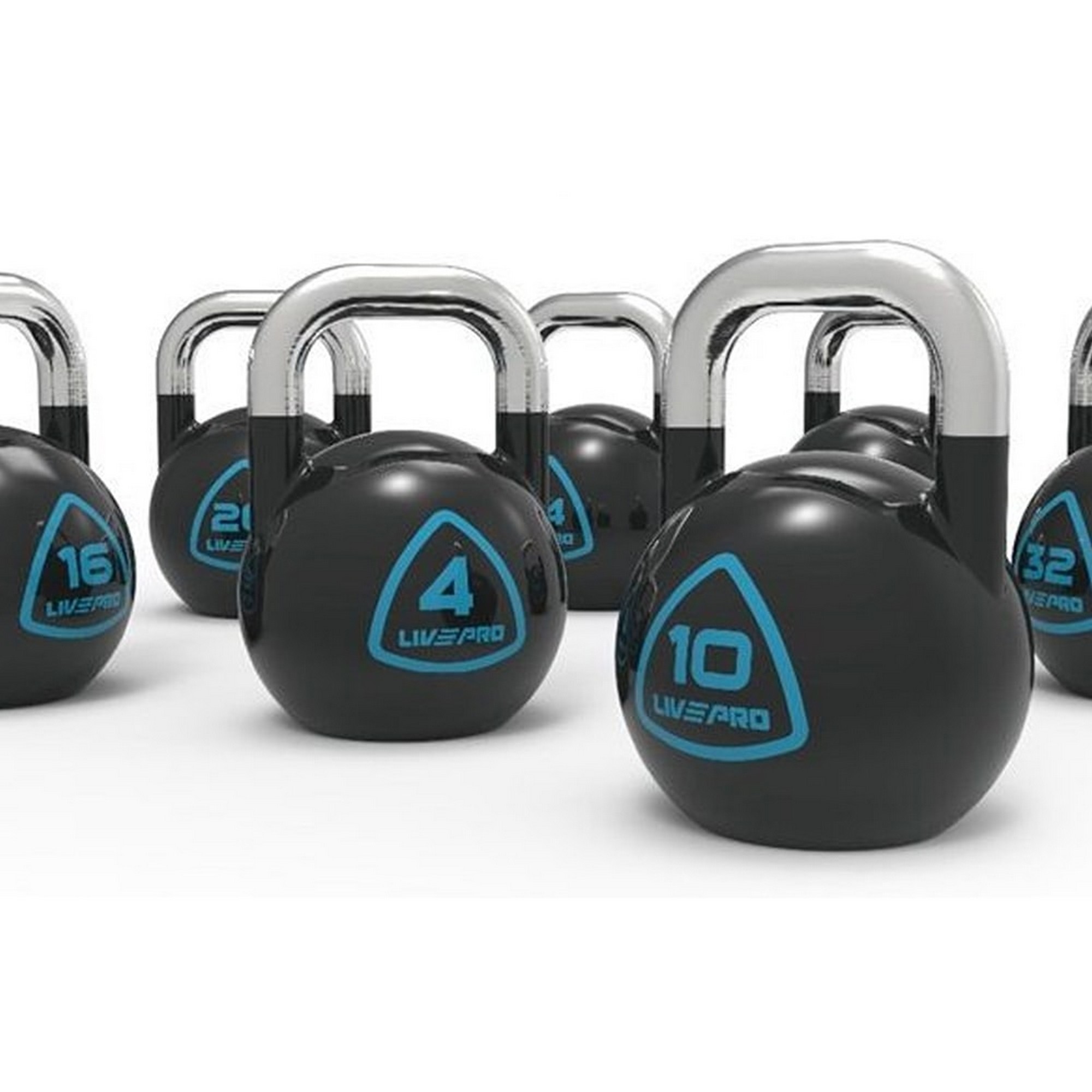 Соревновательная гиря 4 кг Live Pro Steel Competition Kettlebell LP8042-4 2000_2000