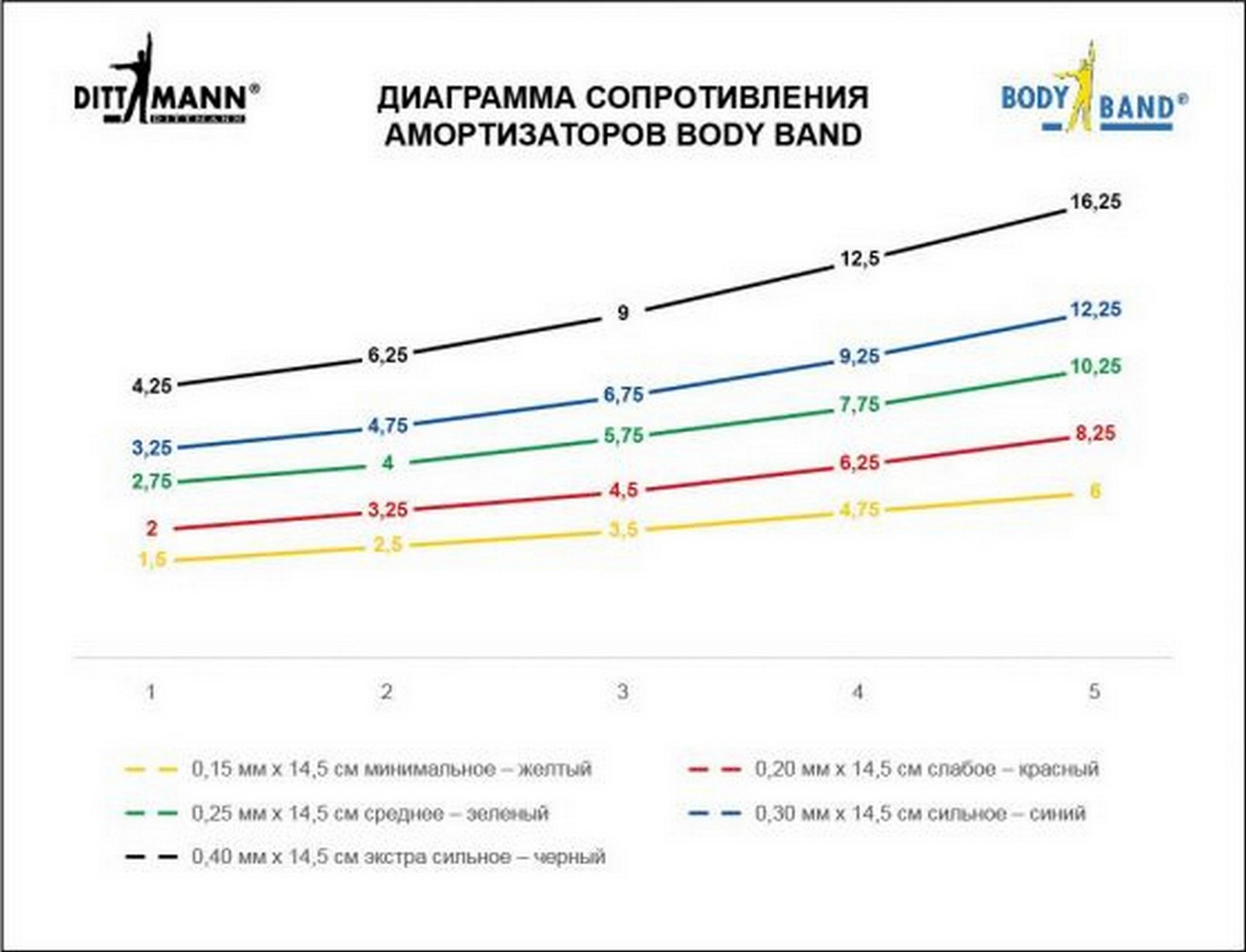 Ленточный амортизатор Dittmann Body-Band DL35534L синий 1600_1223