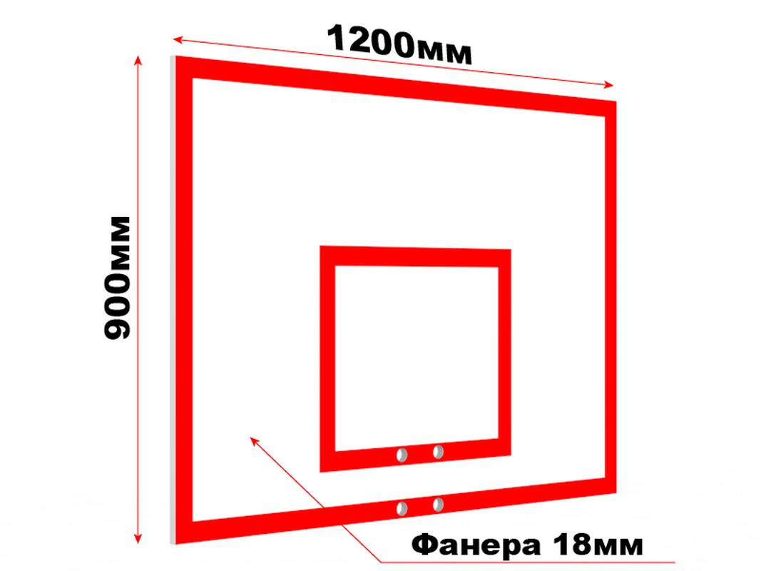 Щит баскетбольный тренировочный из фанеры Glav 01.207 1067_800