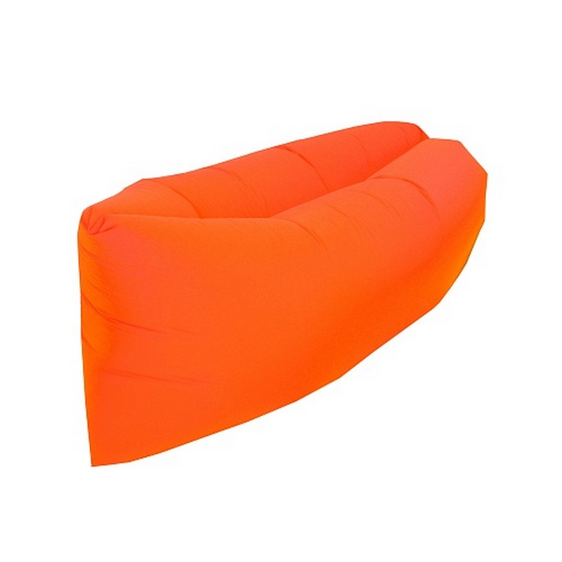 Надувной лежак Greenwood Lazy Bag оранжевый 800_800