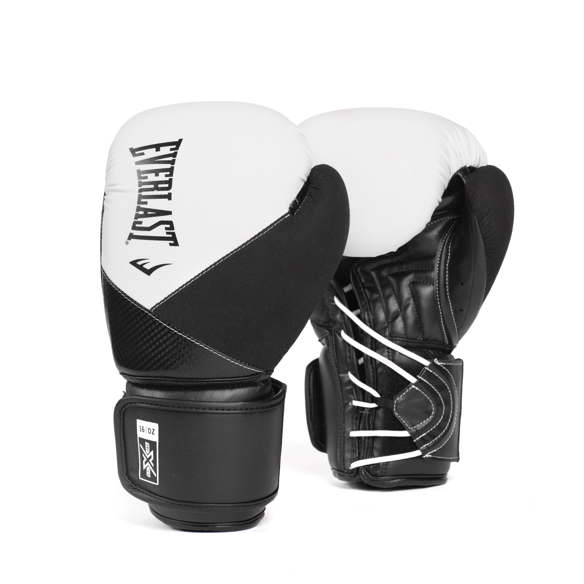 Перчатки тренировочные Everlast Protex PU 14oz P00003365-14 белый\черный 2000_2000