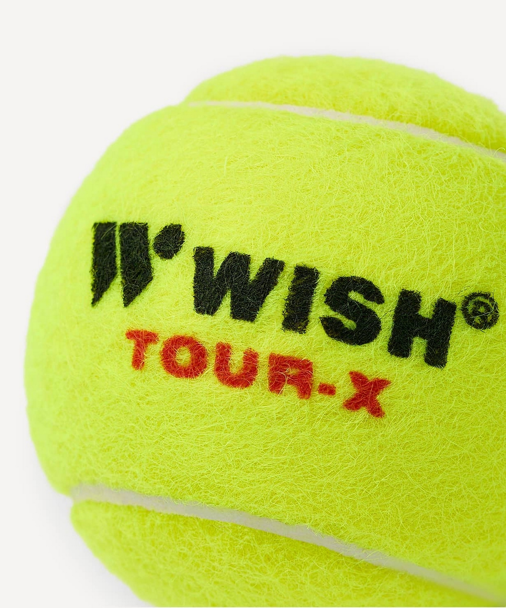 Мяч для большого тенниса, 3шт Wish TOUR-X 830 желто-зеленый 1663_2000